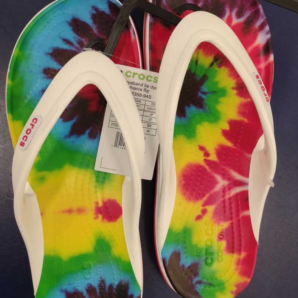 Crocs multicolor flip flop